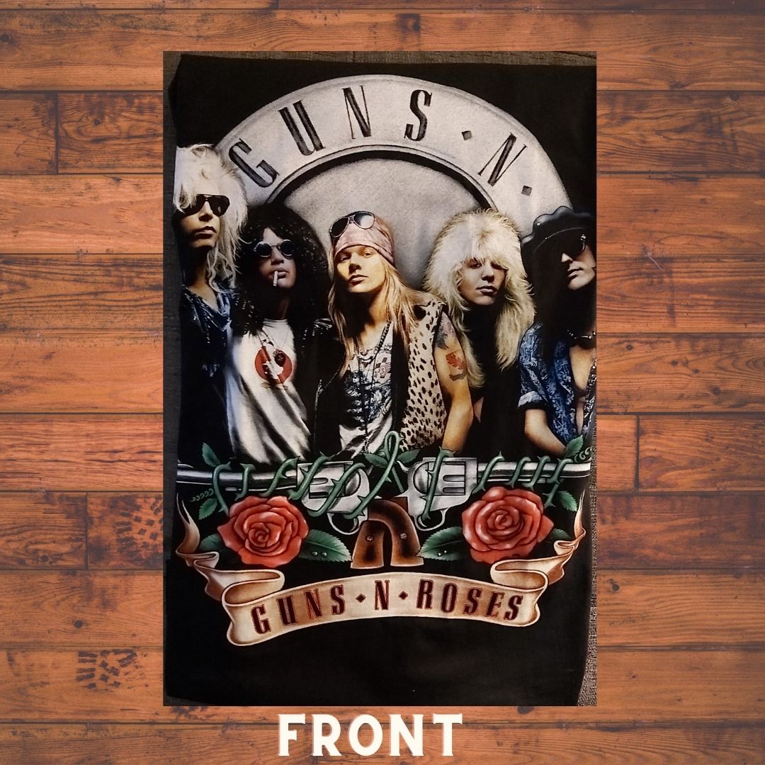 Music Band Members 3D Graphic Double Side Souvenir Concert Shirt