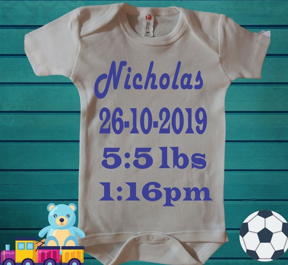 Personalized  baby onesie