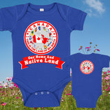 Canadian Provincal Flags Baby Onesie/This is The Land of My Birth Bodysuit