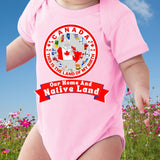 Canadian Provincal Flags Baby Onesie/This is The Land of My Birth Bodysuit