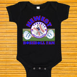 Toronto Baseball Newest Fan Baby Bodysuit/Unisex Personalize First Baseball T-shirt/Birthday Baby Shower Gift