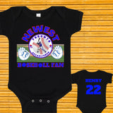 Toronto Baseball Newest Fan Baby Bodysuit/Unisex Personalize First Baseball T-shirt/Birthday Baby Shower Gift