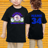 Toronto Baseball Newest Fan Baby Bodysuit/Unisex Personalize First Baseball T-shirt/Birthday Baby Shower Gift
