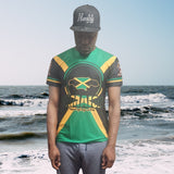 Jamaican Flag Jersey Wah Gwaan/Dri-Fit Fabric Festival Outfit/Jamaica Day Festival Cultural Wear/Gift
