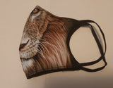 Lion face  mask/Glow in the dark lion face mask/Customized 3D design/King of the jungle/Reusable/2 Layers open pocket