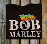 Bob Marley Collage  4 Face T-shirt/Matching Face Mask