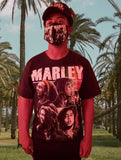 Bob Marley 4 face t-shirt