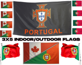 Portugal Black FPF 3x5 Flag