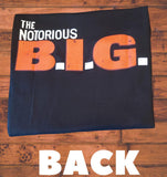 B.I.G tshirt back graphic