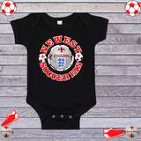 Black England Football Romper