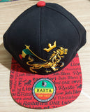 Lion Of Judah 3D Embroidered Rastafarian Souvenir Cap