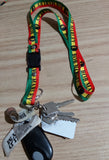 Bov Marley Rasta color keychain 