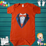 Red bow tie baby onesie 3M-24M