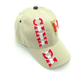 Canada flag khaki white and red
