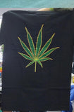 Cannabis 3D graphic t-shirt/Glow in the dark/Unisex Marijauna design shirt/Souvenir