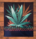 Cannabis 3D graphic t-shirt/Glow in the dark/Unisex Marijauna design shirt/Souvenir