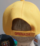 Grenadian Flag Coat Of Arms Embroidered 3D Men Women Baseball Cap
