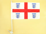 England Doubled Sided Logo Car Flag 12x18 Soccer Celebration