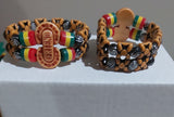 Elastic beaded friendship bracelet