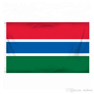 Gambia 3x5 Flag
