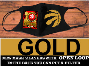 We the North design face mask /Toronto Raptors Souvenir/Reusable/NBA Champions 2019