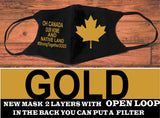 Oh Canada face mask/#strongtogether2020/Canada our home and native land/Canada souvenir