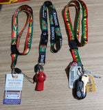 Caribbean flag lanyard 