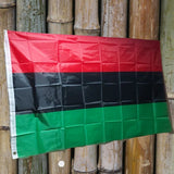 Pan African newest 3x5 flag/Black history month liberation flag/Marcus Garvey inspirational quote flag/RBG  flag/Jamaican heritage/Souvenir