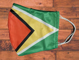 Jamaica flag face mask/Trinidad/Guyana/2 Layer elastic ear loop/Reusable/Gift