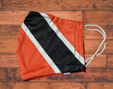 Jamaica flag face mask/Trinidad/Guyana/2 Layer elastic ear loop/Reusable/Gift