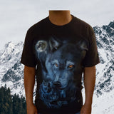Glow in the dark wolf shirt