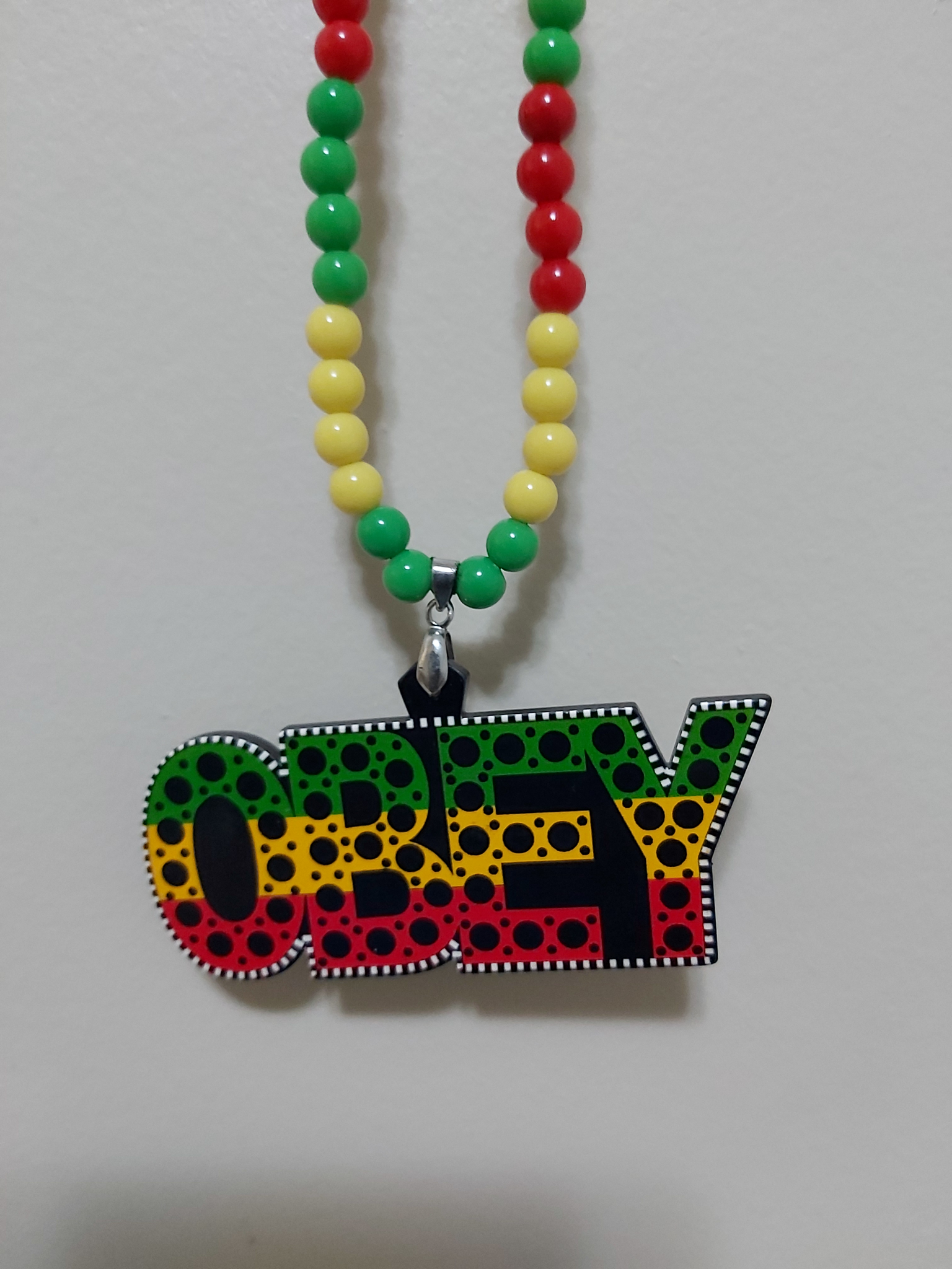 Rastafarian necklace 2025