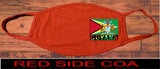 Guyana flag face mask/2 Layers cotton material/Guyana mini flag/Reusable