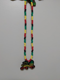 Lion of Judah large wooden pendant necklace/Rastafarian handmade jewelry
