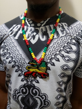 Lion of Judah large wooden pendant necklace/Rastafarian handmade jewelry