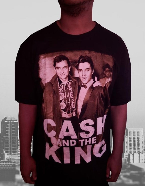 Cash And The King Elvis Presley Unisex Souvenir T shirt 3D Graphic cash-and-the-king-elvis-presley-unisex-souvenir-t-shirt-3d-graphic