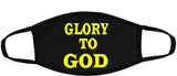 Glory To God Face Mask /Religious Expression/Washable Face Mask/2 Layers/ Reusable