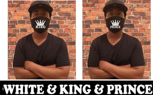 King and Prince matching face mask/Father and Son/Royal Crown face mask/Twinning face mask/King/Prince/Reusable face mask/Family matching