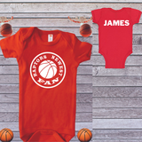 Raptors New Fan Red & White Romper